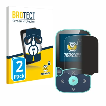 Parte frontale di una confezione del prodotto con il logo del marchio BROTECT. Accanto è raffigurato il dispositivo AGPtek A65