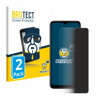Parte frontale di una confezione del prodotto con il logo del marchio BROTECT. Accanto è raffigurato il dispositivo Doogee N50