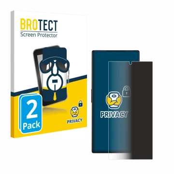 Parte frontale di una confezione del prodotto con il logo del marchio BROTECT. Accanto è raffigurato il dispositivo ZTE Nubia 
