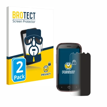 Parte frontale di una confezione del prodotto con il logo del marchio BROTECT. Accanto è raffigurato il dispositivo Unihertz J