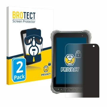 Parte frontale di una confezione del prodotto con il logo del marchio BROTECT. Accanto è raffigurato il dispositivo Juniper Sy