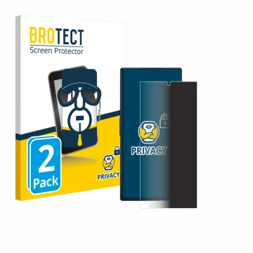 Parte frontale di una confezione del prodotto con il logo del marchio BROTECT. Accanto è raffigurato il dispositivo ZTE Nubia 