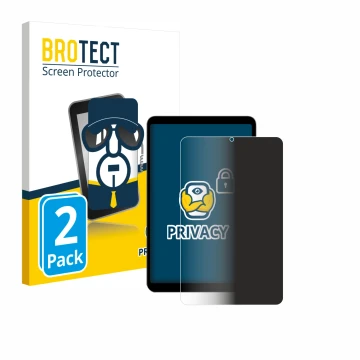 Parte frontale di una confezione del prodotto con il logo del marchio BROTECT. Accanto è raffigurato il dispositivo Alldocube 