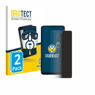 Parte frontale di una confezione del prodotto con il logo del marchio BROTECT. Accanto è raffigurato il dispositivo Motorola M