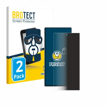 Parte frontale di una confezione del prodotto con il logo del marchio BROTECT. Accanto è raffigurato il dispositivo Nubia Z60 