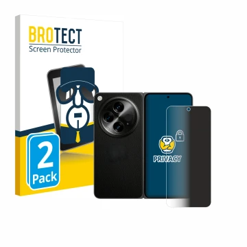 Parte frontale di una confezione del prodotto con il logo del marchio BROTECT. Accanto è raffigurato il dispositivo OnePlus Op