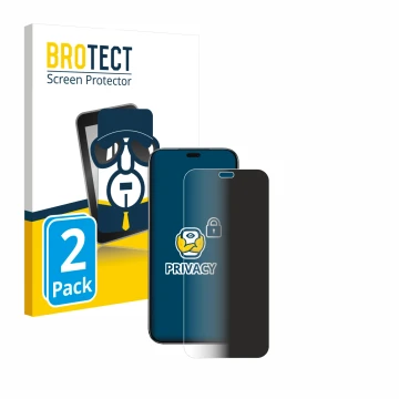 Parte frontale di una confezione del prodotto con il logo del marchio BROTECT. Accanto è raffigurato il dispositivo Honor 200 