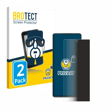 Parte frontale di una confezione del prodotto con il logo del marchio BROTECT. Accanto è raffigurato il dispositivo Motorola M