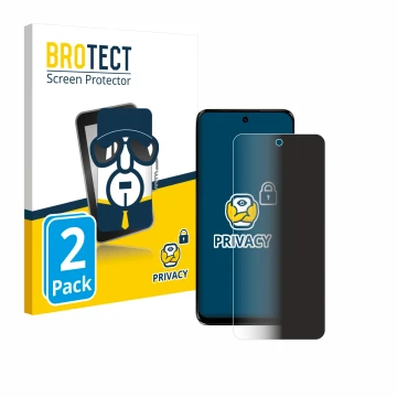 Parte frontale di una confezione del prodotto con il logo del marchio BROTECT. Accanto è raffigurato il dispositivo Motorola G