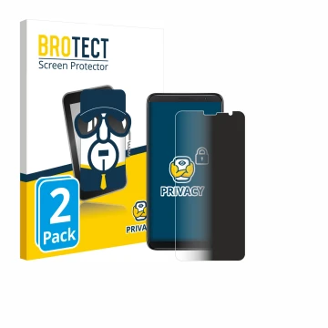 Parte frontale di una confezione del prodotto con il logo del marchio BROTECT. Accanto è raffigurato il dispositivo TCL 403 co