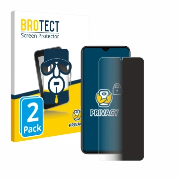 Parte frontale di una confezione del prodotto con il logo del marchio BROTECT. Accanto è raffigurato il dispositivo Doogee N50