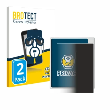 Parte frontale di una confezione del prodotto con il logo del marchio BROTECT. Accanto è raffigurato il dispositivo Boox Go Co