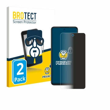 Parte frontale di una confezione del prodotto con il logo del marchio BROTECT. Accanto è raffigurato il dispositivo ZTE Blade 
