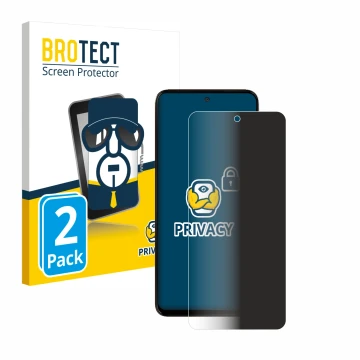 Parte frontale di una confezione del prodotto con il logo del marchio BROTECT. Accanto è raffigurato il dispositivo Motorola M
