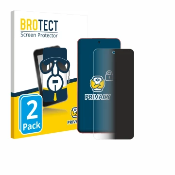 Parte frontale di una confezione del prodotto con il logo del marchio BROTECT. Accanto è raffigurato il dispositivo Oppo A5 Pr