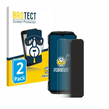 Parte frontale di una confezione del prodotto con il logo del marchio BROTECT. Accanto è raffigurato il dispositivo Doogee S11