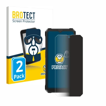 Parte frontale di una confezione del prodotto con il logo del marchio BROTECT. Accanto è raffigurato il dispositivo Blackview 