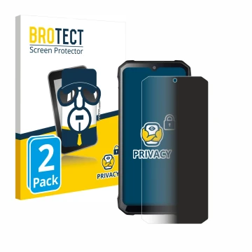 Parte frontale di una confezione del prodotto con il logo del marchio BROTECT. Accanto è raffigurato il dispositivo Hotwav T7S