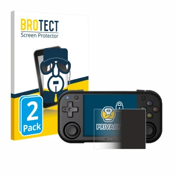 Parte frontale di una confezione del prodotto con il logo del marchio BROTECT. Accanto è raffigurato il dispositivo Magicx Min