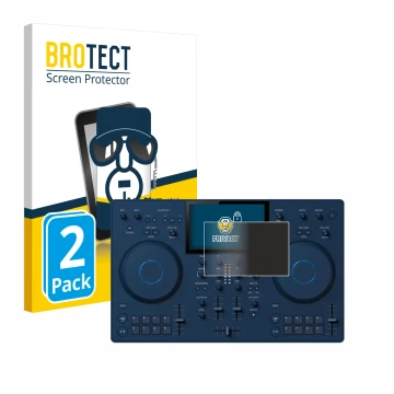 Parte frontale di una confezione del prodotto con il logo del marchio BROTECT. Accanto è raffigurato il dispositivo AlphaTheta