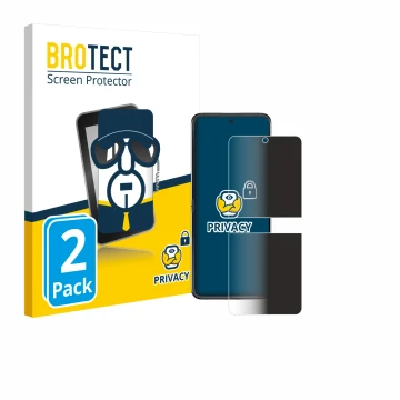 Parte frontale di una confezione del prodotto con il logo del marchio BROTECT. Accanto è raffigurato il dispositivo Motorola R