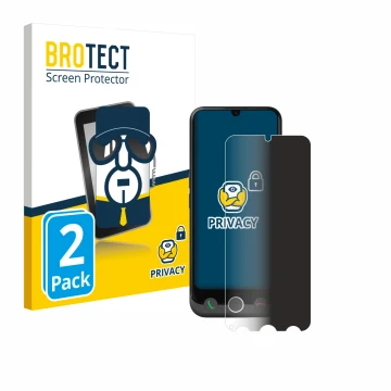 Parte frontale di una confezione del prodotto con il logo del marchio BROTECT. Accanto è raffigurato il dispositivo Doro Auror