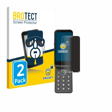 Parte frontale di una confezione del prodotto con il logo del marchio BROTECT. Accanto è raffigurato il dispositivo Doro Auror