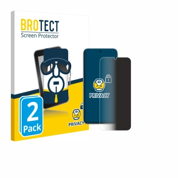 Parte frontale di una confezione del prodotto con il logo del marchio BROTECT. Accanto è raffigurato il dispositivo Huawei Pur