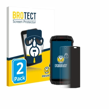 Parte frontale di una confezione del prodotto con il logo del marchio BROTECT. Accanto è raffigurato il dispositivo Ulefone Ar