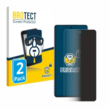 Parte frontale di una confezione del prodotto con il logo del marchio BROTECT. Accanto è raffigurato il dispositivo realme 15 