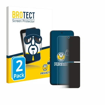 Parte frontale di una confezione del prodotto con il logo del marchio BROTECT. Accanto è raffigurato il dispositivo Xiaomi MIX