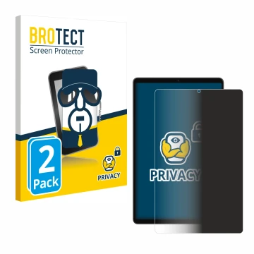 Parte frontale di una confezione del prodotto con il logo del marchio BROTECT. Accanto è raffigurato il dispositivo Alldocube 