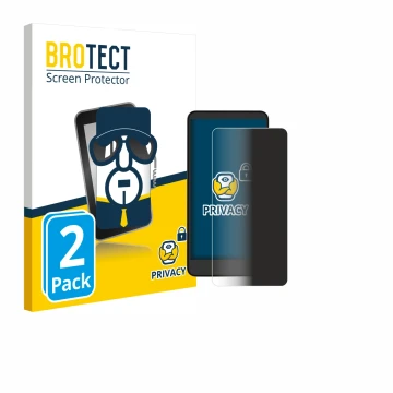 Parte frontale di una confezione del prodotto con il logo del marchio BROTECT. Accanto è raffigurato il dispositivo Xiaomi Moa