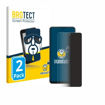 Parte frontale di una confezione del prodotto con il logo del marchio BROTECT. Accanto è raffigurato il dispositivo Nubia Focu