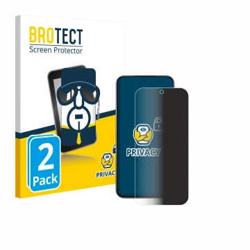 Parte frontale di una confezione del prodotto con il logo del marchio BROTECT. Accanto è raffigurato il dispositivo Xiaomi 17 