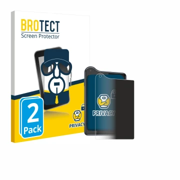 Parte frontale di una confezione del prodotto con il logo del marchio BROTECT. Accanto è raffigurato il dispositivo Xiaomi Qin