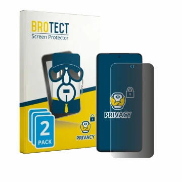 Parte frontale di una confezione del prodotto con il logo del marchio BROTECT. Accanto è raffigurato il dispositivo Vivo iQOO 