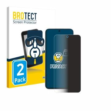 Parte frontale di una confezione del prodotto con il logo del marchio BROTECT. Accanto è raffigurato il dispositivo Oppo F31 c