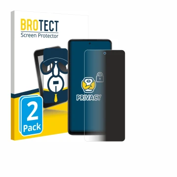 Parte frontale di una confezione del prodotto con il logo del marchio BROTECT. Accanto è raffigurato il dispositivo Oppo K13x 