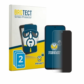 Parte frontale di una confezione del prodotto con il logo del marchio BROTECT. Accanto è raffigurato il dispositivo Oppo A6k c