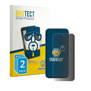 Parte frontale di una confezione del prodotto con il logo del marchio BROTECT. Accanto è raffigurato il dispositivo Oppo Find 