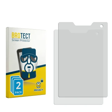 Parte frontale di una confezione del prodotto con il logo del marchio BROTECT. Accanto si trova la protezione per lo schermo c