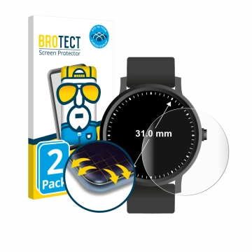 Parte frontale di una confezione del prodotto con il logo del marchio BROTECT. Accanto è raffigurato il dispositivo Orologi (c