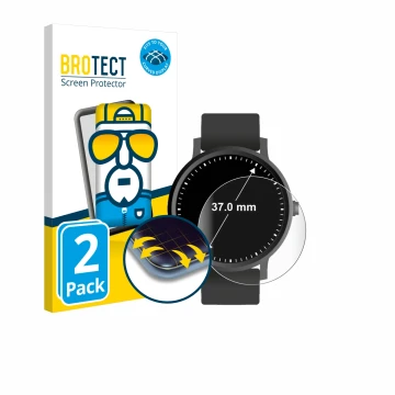 Parte frontale di una confezione del prodotto con il logo del marchio BROTECT. Accanto è raffigurato il dispositivo Orologi (C