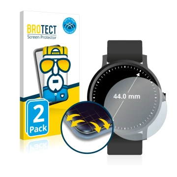 Parte frontale di una confezione del prodotto con il logo del marchio BROTECT. Accanto è raffigurato il dispositivo Orologi (C