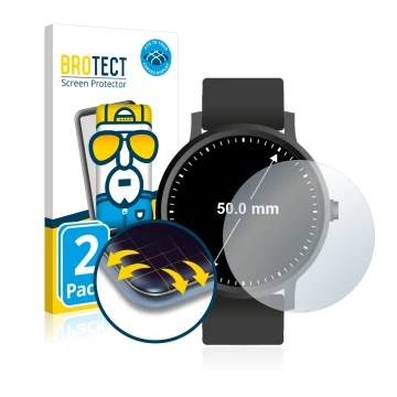 Parte frontale di una confezione del prodotto con il logo del marchio BROTECT. Accanto è raffigurato il dispositivo Orologi (C