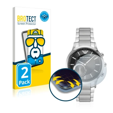 Parte frontale di una confezione del prodotto con il logo del marchio BROTECT. Accanto è raffigurato il dispositivo Emporio Ar