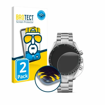 Parte frontale di una confezione del prodotto con il logo del marchio BROTECT. Accanto è raffigurato il dispositivo Omega Spee