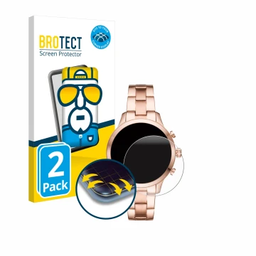 Parte frontale di una confezione del prodotto con il logo del marchio BROTECT. Accanto è raffigurato il dispositivo Michael Ko