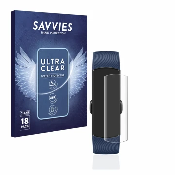 Parte frontale di una confezione del prodotto con il logo del marchio BROTECT. Accanto è raffigurato il dispositivo Honor Band